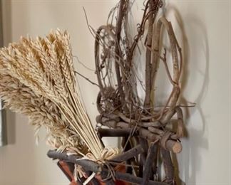 Twig & Pottery Wall Decor	16 x 9 x 7	
