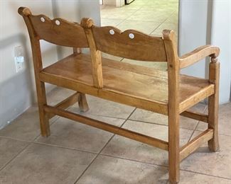 Handmade Rustic 2 person Bench	33 x 40 x 19.5	HxWxD
