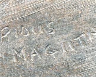 Signed Maguta Granite Sculpture	12 inches high	
