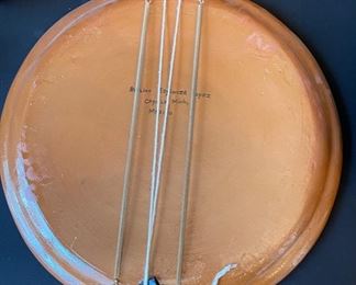 Hand Painted Ceramic Platter Avelina Espinoza Lopez Capula Mich, Mexico	16.5in Diameter	
