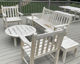 Teak patio/deck furniture