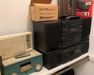 Vintage radios and other electronics