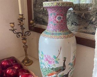 Lovely Asian Urn- India candelabra 