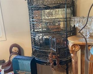 Very large steel bird cage