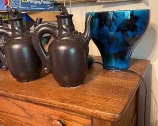  Blue Italian Vase