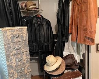 Leathers and hats