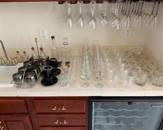 Beautiful bar ware available 