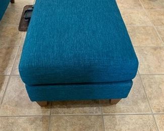 $325-Lazy boy teal ottoman from. 