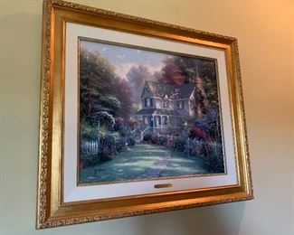 $325- Thomas Kinkade- “Victorian Garden”