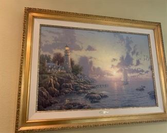 $314- OBO- Thomas Kinkade-  “ The Sea Of Tranquillity” 