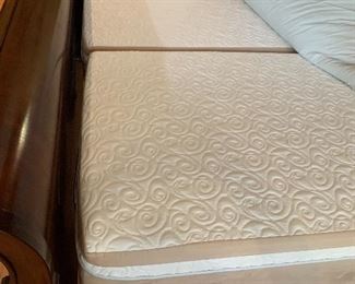 $2600- Split king Tempurpedic breeze mattress and boxsprings 