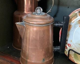 Copper Coffee Pot