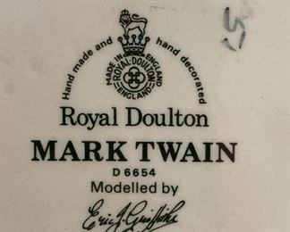 Mark Twain Royal Doulton Toby mug