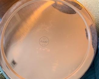 The Mulino copper bar tray (back side)