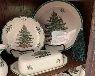 Spode Christmas Tree dish set