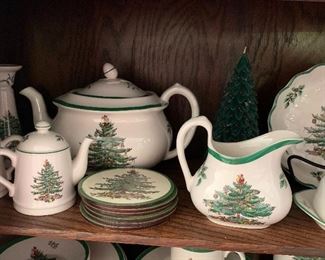 Spode Christmas Tree dish set