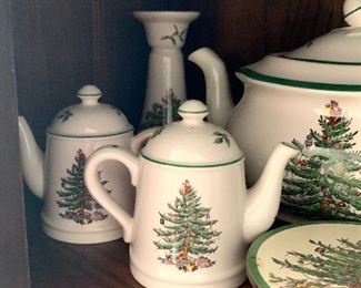 Spode Christmas Tree dish set