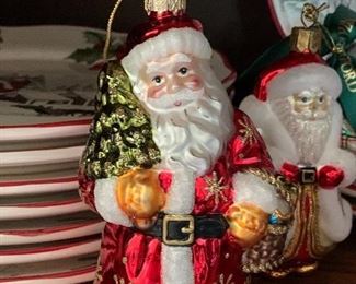 Lots of Wonderful Christmas ornaments - some Waterford and Christopher Radko