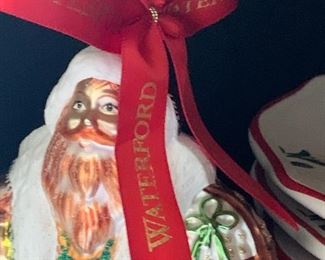 Lots of Wonderful Christmas ornaments - some Waterford and Christopher Radko