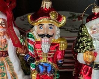 Lots of Wonderful Christmas ornaments - some Waterford and Christopher Radko