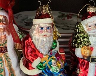 Lots of Wonderful Christmas ornaments - some Waterford and Christopher Radko