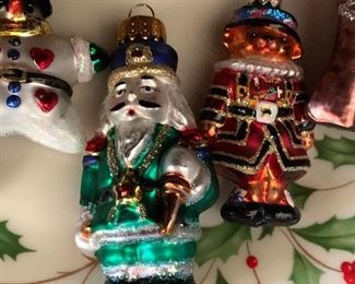 Lots of Wonderful Christmas ornaments - some Waterford and Christopher Radko