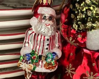 Lots of Wonderful Christmas ornaments - some Waterford and Christopher Radko
