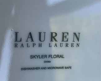Ralph Lauren Skyler Floral plates