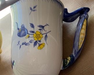 Spode Imperial Garden - pitcher, teapot and 2 mugs 