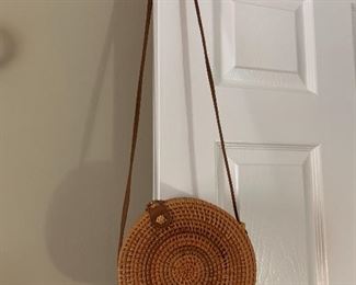 Wicker purse 