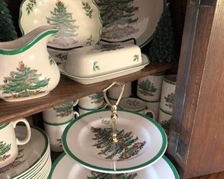 Spode Christmas Tree dish set