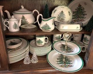 Spode Christmas Tree dish set