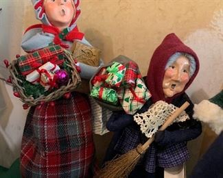 Large collection of Byers Christmas Carolers
