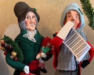Large collection of Byers Christmas Carolers
