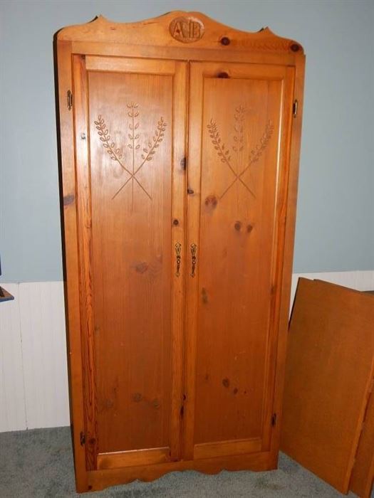 Beautiful Antique Wardrobe Cabinet