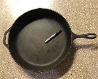 Large cast iron skillet....