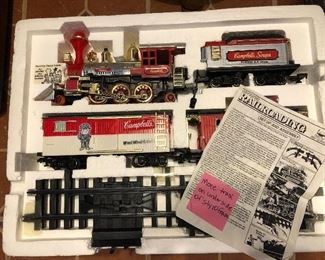 Campbells Soup train set