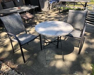 Tons of patio furniture.....