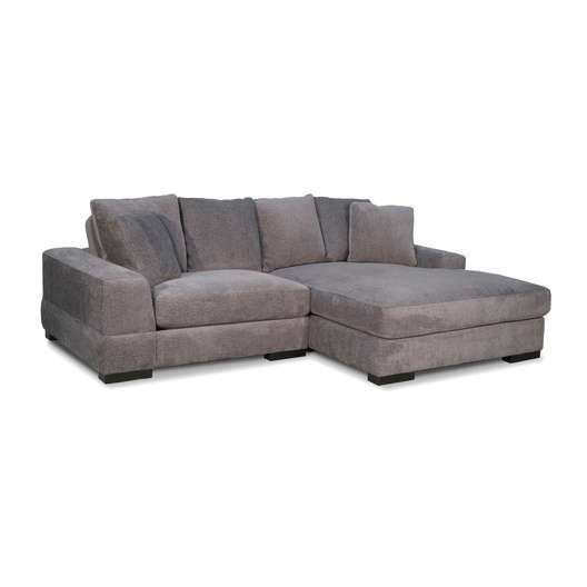 Royst 102" Wide Reversible Corner Sectional With Ottoman