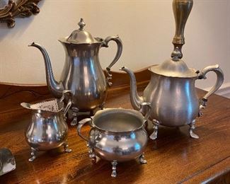 Pewter Coffee & Tea Service 