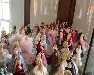 Huge collection of Hallmark Barbie Christmas Ornaments 