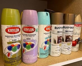Spray Paint & other diy & crafting supplies