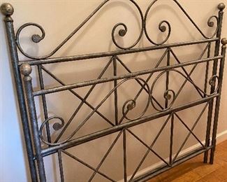 Queen metal headboard & footboard 