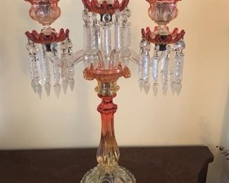 Baccarat 3 Light Candelabra I Have A Pair Of These