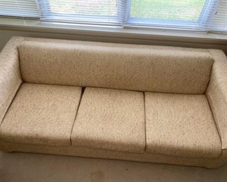 Tan Fabric Sleeper Sofa