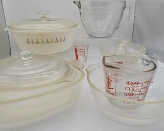 Vintage Fireking & Anchor Dishes