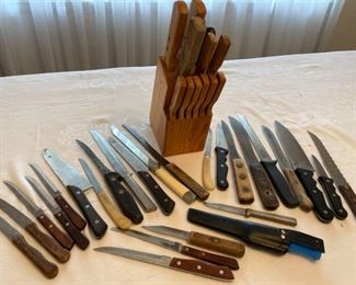 Assortment of Kitchen Knives