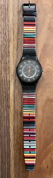 Vintage Fun Swatch Skin Multi Color Band Vintage Watch 