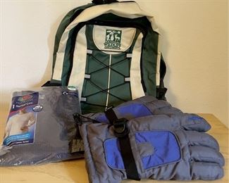Outdoor Gear Including National Wildlife Backpack, Men's Kambi Snow Gloves, And Extra Large Men' Thermal Shirt