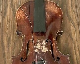 Antonius Straduarius Full Size Violin (For Parts Or Repair)